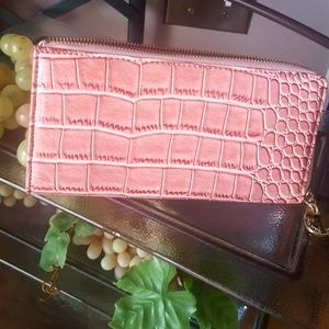 Beautiful Ivanka Trump croc embossed wallet